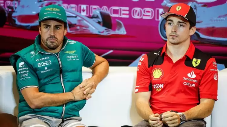 Charles Leclerc'den Fernando Alonso'ya destek