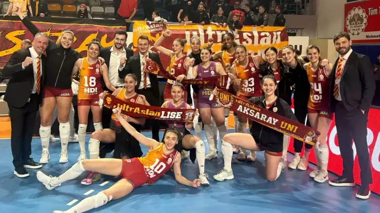 Kuzeyboru'yu deplasmanda yenen Galatasaray Daikin seriyi son maça taşıdı!