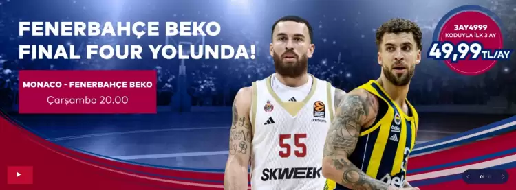 Turkish Airlines Euroleague'de play-off heyecanı canlı yayınla S Sport Plus'ta