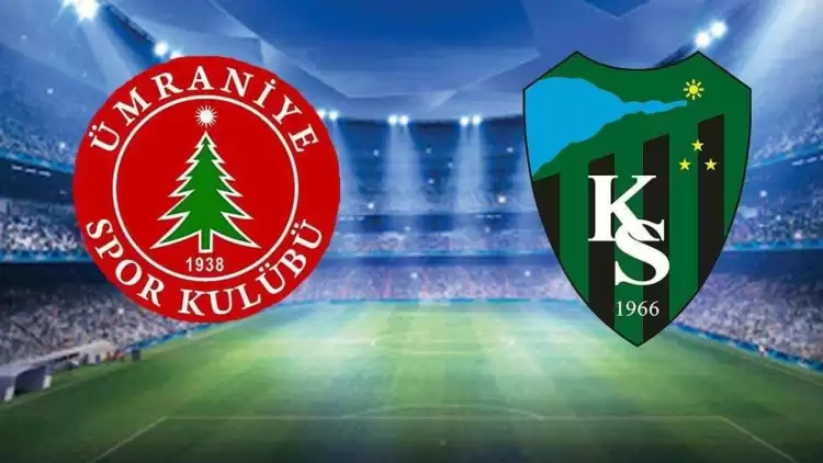 CANLI| Ümraniyespor- Kocaelispor maçını canlı izle (Maç linki)