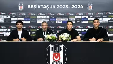 Beşiktaş'ta 3 imza atıldı