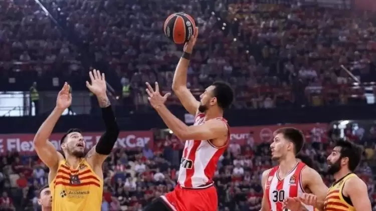 Olympiakos'tan Barcelona'ya ezici fark: Seri son maça kaldı!