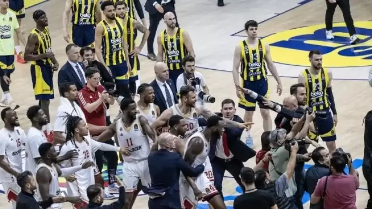 Fenerbahçe Beko - Monaco maçındaki olaylara ceza