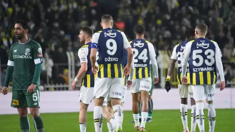 Fenerbahçe'nin Konyaspor maçı kamp kadrosu açıklandı!