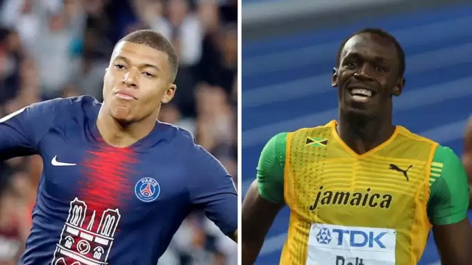 Mbappe, Bolt'un meydan okuma teklifini kabul etti! 100 metre...