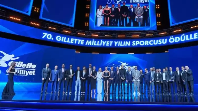 70. Gillette Milliyet Yılın Sporcusu Ödülleri töreni yapıldı