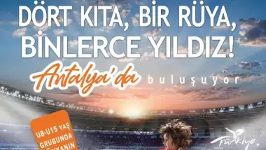 Antalya’da futbol şöleni! Gençlik Futbol Kupası Junior World Cup için geri sayım