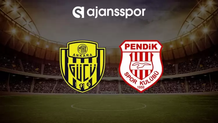 CANLI| Ankaragücü-Pendikspor maçını canlı izle (Maç linki)