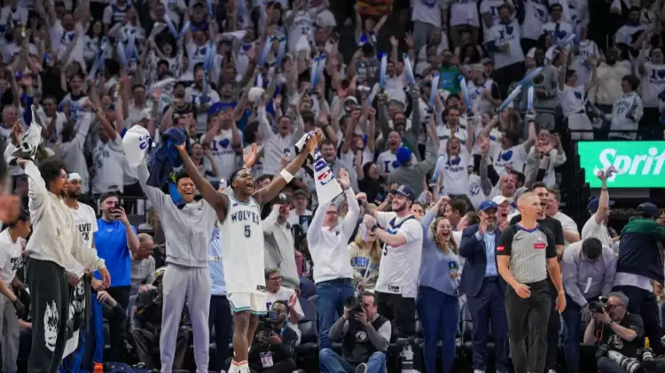 Son şampiyon Denver Nuggets'ı yenen Minnesota Timberwolves finalde!