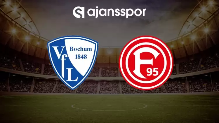 Bochum - F. Düsseldorf maçının canlı yayın bilgisi ve maç linki