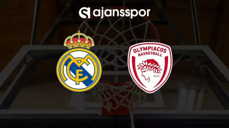Real Madrid - Olympiakos maçının canlı yayın bilgisi ve maç linki