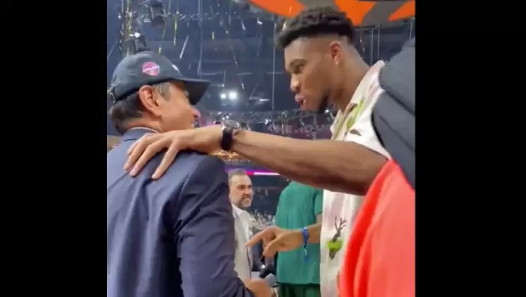 Giannis Antetokounmpo'dan Ergin Ataman'a: “Sen dünyanın en iyi koçusun"