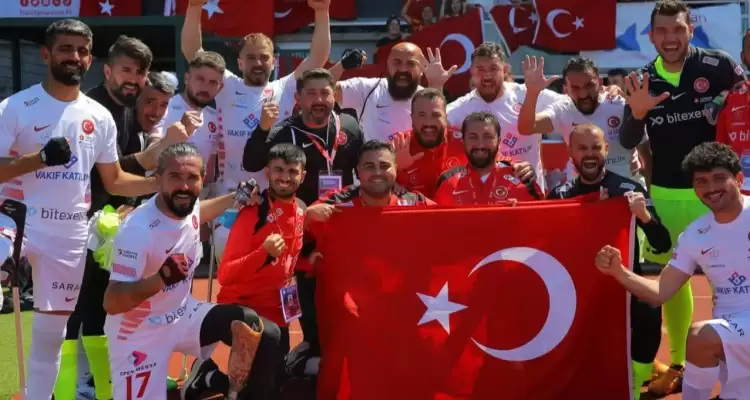 Ampute Futbol Milli Takımı Almanya'ya gol yağdırdı, namağlup yarı final biletini aldı