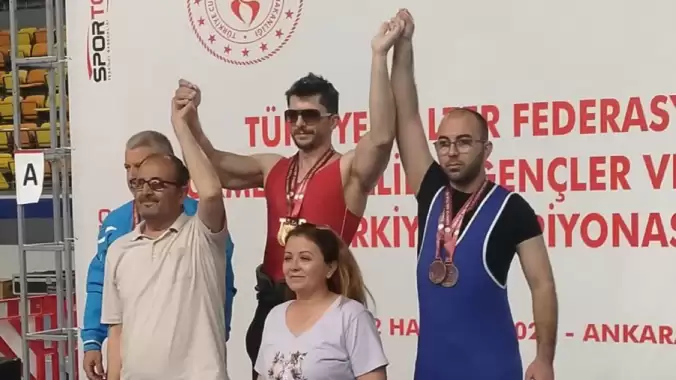 Eskişehirli görme engelli sporcu Türkiye 3’üncüsü oldu