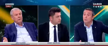 Fenerbahçe'de tarihi buluşma! Ali Koç ve Aziz Yıldırım canlı yayında karşı karşıya geldi
