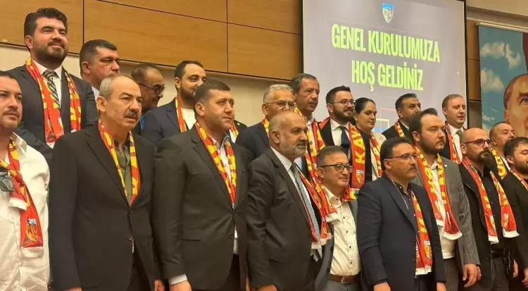 Kayserispor'da Ali Çamlı yeniden başkanlığa seçildi! İşte yeni yönetim kurulu...