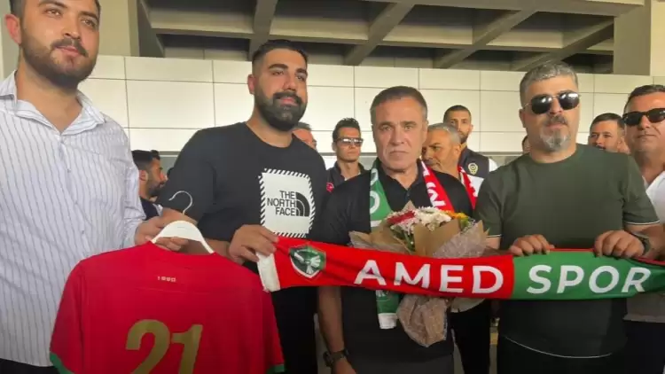 Amedspor’un yeni teknik direktörü Ersun Yanal, Diyarbakır’a geldi