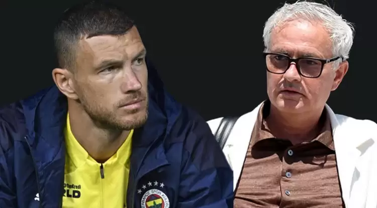 Jose Mourinho'nun Edin Dzeko kararı! Tecrübeli yıldıza bildirdi...