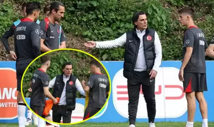 Montella - Arda Güler görüntünün perde arkası ortaya çıktı