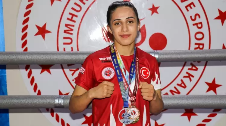 Ağrılı Sibel, zayıflamak için başladığı muaythaide 4 yılda dünya ikincisi oldu