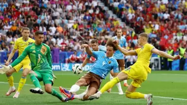 Ukrayna EURO 2024’e veda ederken Belçika, Fransa’nın rakibi oldu
