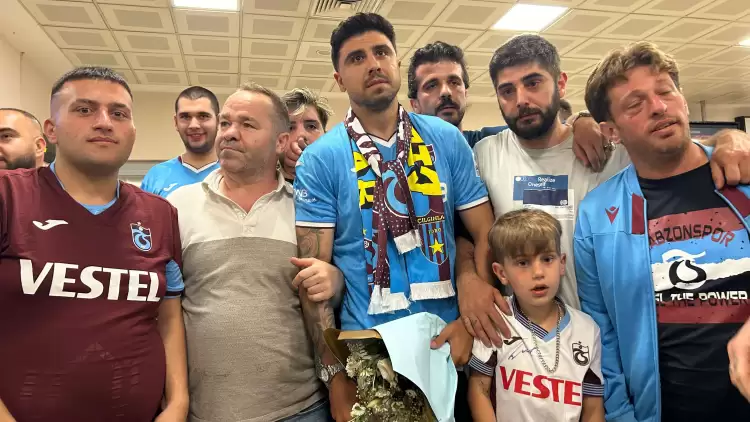 Trabzonspor'un yeni transferi Ozan Tufan Trabzon'a geldi