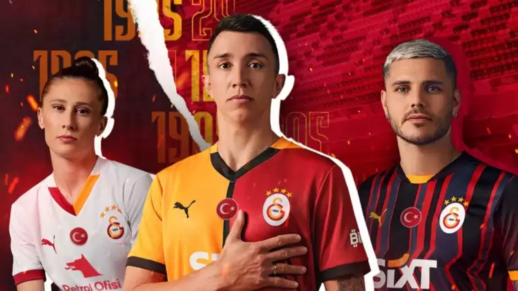 Galatasaray’da yeni sezon formaları tanıtıldı