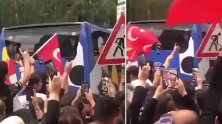 Milli Takım'a bozkurtlu karşılama