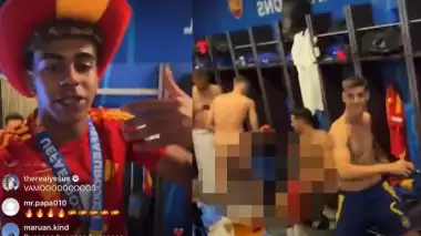 İspanya'nın 17'lik yıldızı Yamal büyük bir skandala imza attı! Soyunma odasında yayın açıp...