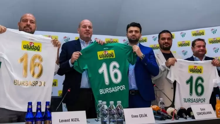 Bursaspor’un sırt sponsoru Uludağ İçecek oldu