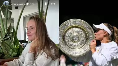 Tenis yıldızı Elena Rybakina, Türkiye'ye geldi