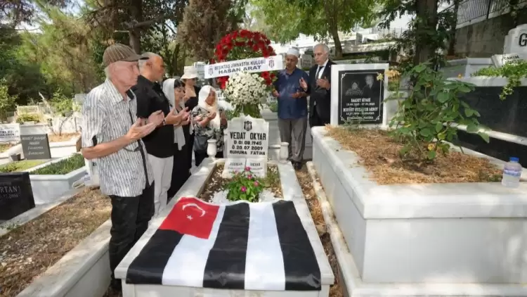 Beşiktaş Vedat Okyar’ı kabri başında andı