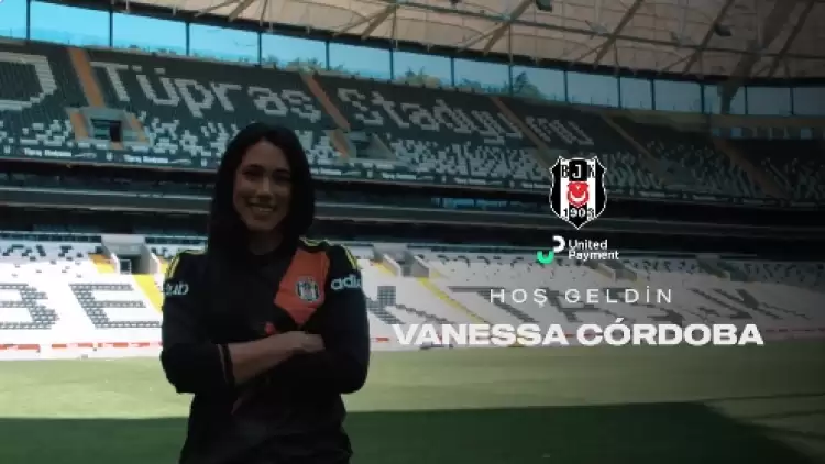 Oscar Cordoba'nın kızı Vanessa Cordoba Beşiktaş'ta!