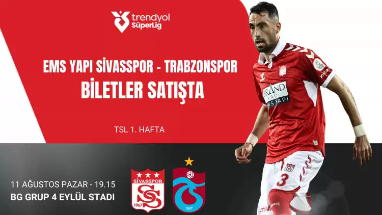 Sivasspor - Trabzonspor maçının bilet fiyatları belli oldu!