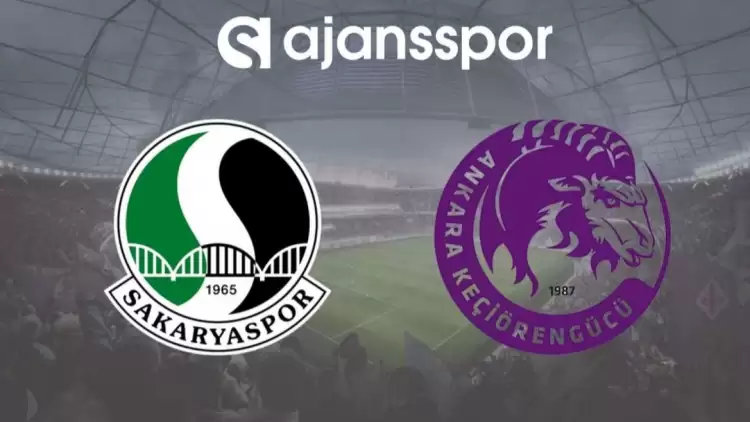 CANLI| Sakaryaspor- Ankara Keçiörengücü maçını canlı izle (Maç linki)