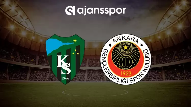 Kocaelispor - Gençlerbirliği maçının canlı yayın bilgisi ve maç linki