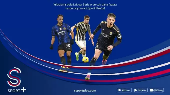 S Sport Plus’ta yeni sezon heyecanı: Arda, Kenan, Hakan ve Mbappe gibi yıldızlar sahada!