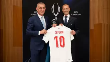 Hacıosmanoğlu ile Ceferin bir araya geldi