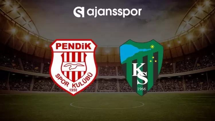 Pendikspor - Kocaelispor maçının canlı yayın bilgisi ve maç linki