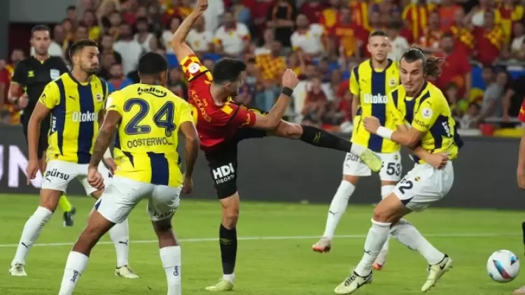 Göztepe-Fenerbahçe maçında tartışılan pozisyon! Gol, VAR'dan döndü