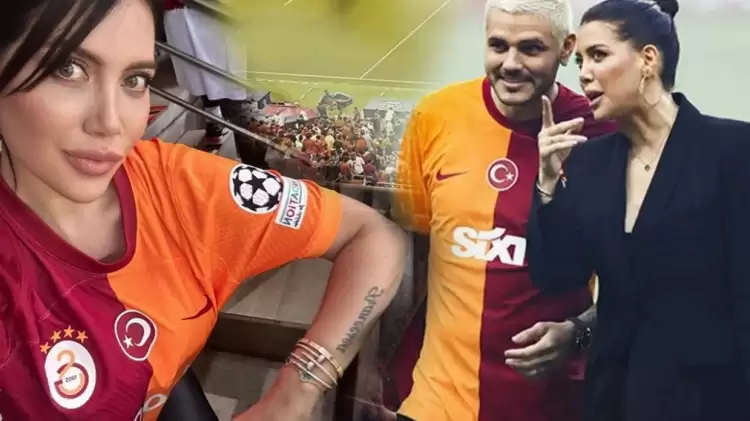 Icardi'yi yıkan görüntü! Wanda Nara dudak dudağa!