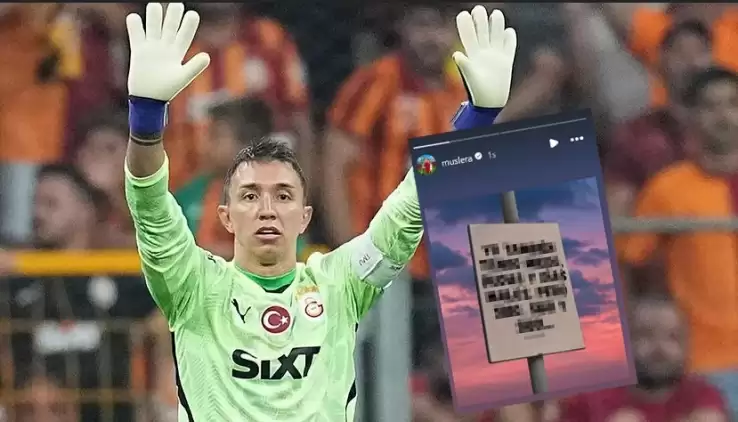 Gayatasaray'da Fernando Muslera'dan flaş paylaşım!