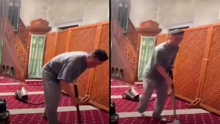 Mesut Özil Üsküdar'da cami temizledi! Talep ondan geldi