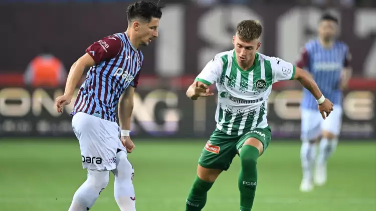 Trabzonspor, St. Gallen'e penaltılarla kaybetti ve Avrupa'ya veda etti!