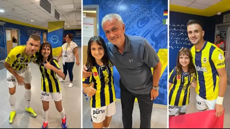 Aziz Yıldırım'ın kızı Yaz Yıldırım, Fenerbahçeli futbolcularla buluştu