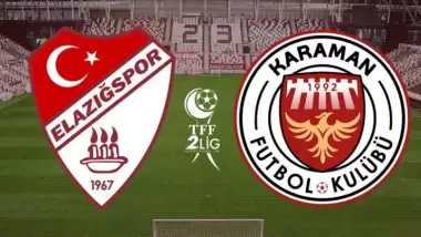 CANLI | Elazığspor - Karaman FK