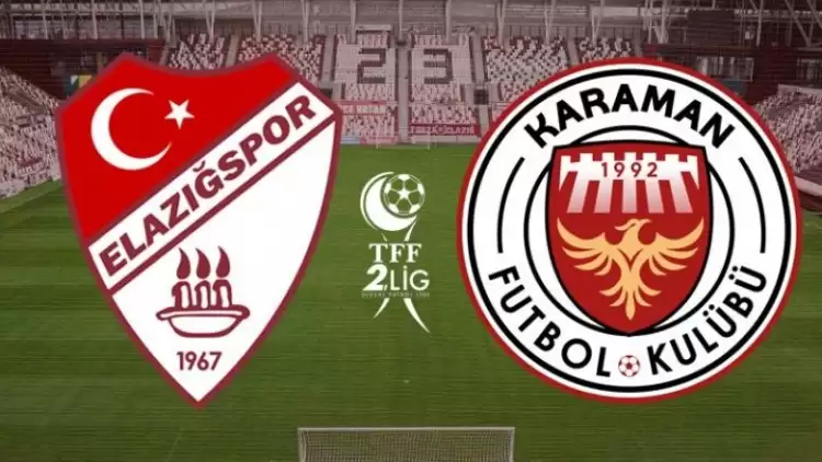 CANLI | Elazığspor - Karaman FK Maçını Canlı İzle (Maç Linki)