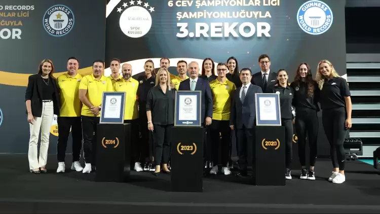 VakıfBank 3. kez Guinness Dünya Rekorları’na girdi