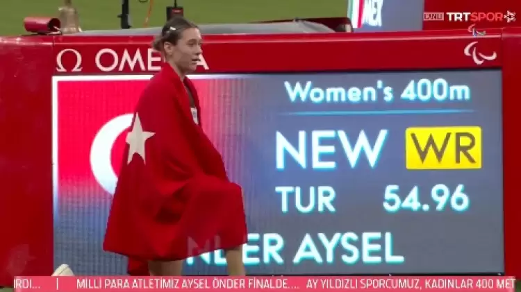 Aysel Önder, dünya ve paralimpik rekoru kırarak finale yükseldi!