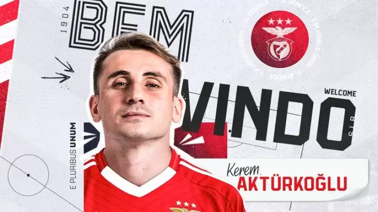 Kerem Aktürkoğlu, Portekiz ekibi Benfica'ya transfer oldu